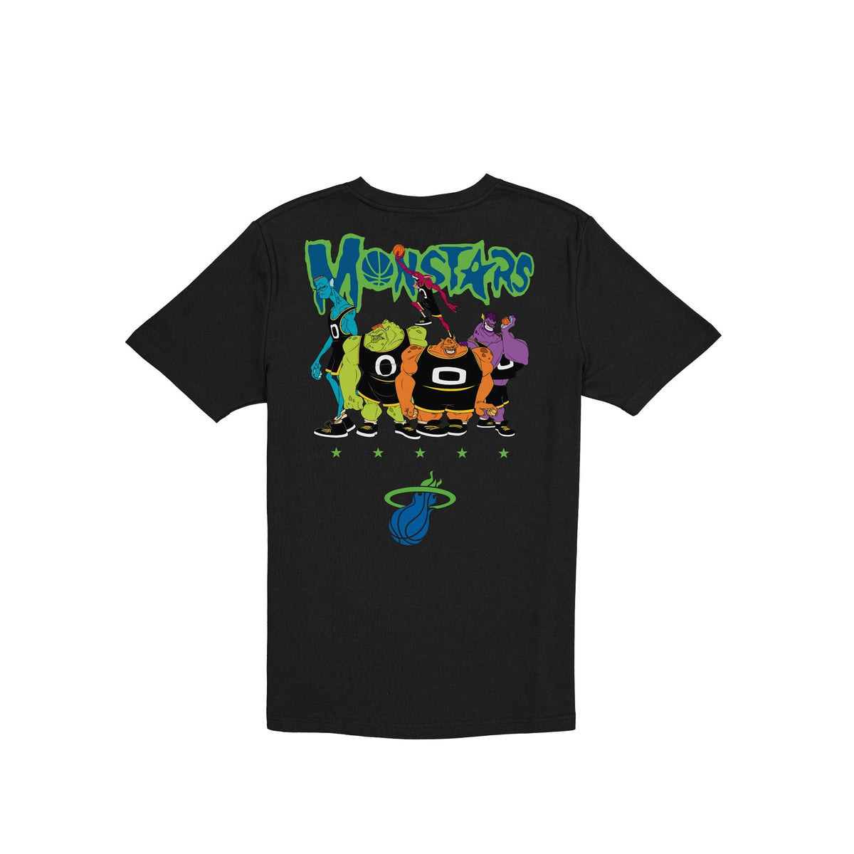 Space Jam x Miami Heat Monstars Black T-Shirt