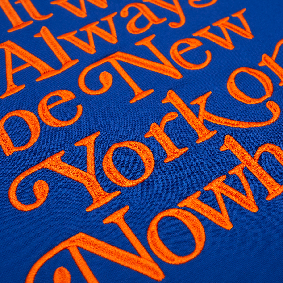 New York or Nowhere x New York Mets Light Royal Crewneck