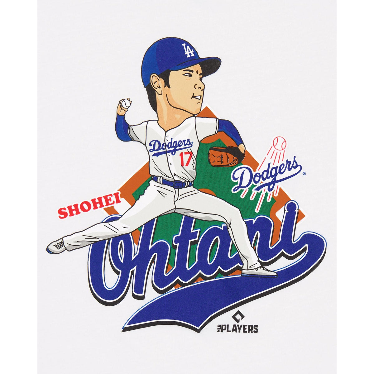 Los Angeles Dodgers Shohei Ohtani White T-Shirt
