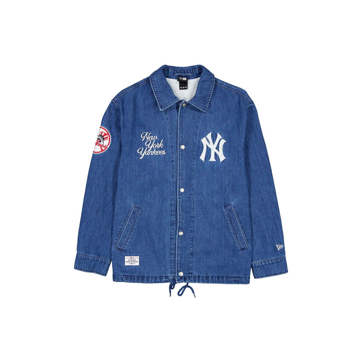New York Yankees Denim Coach's Jacket