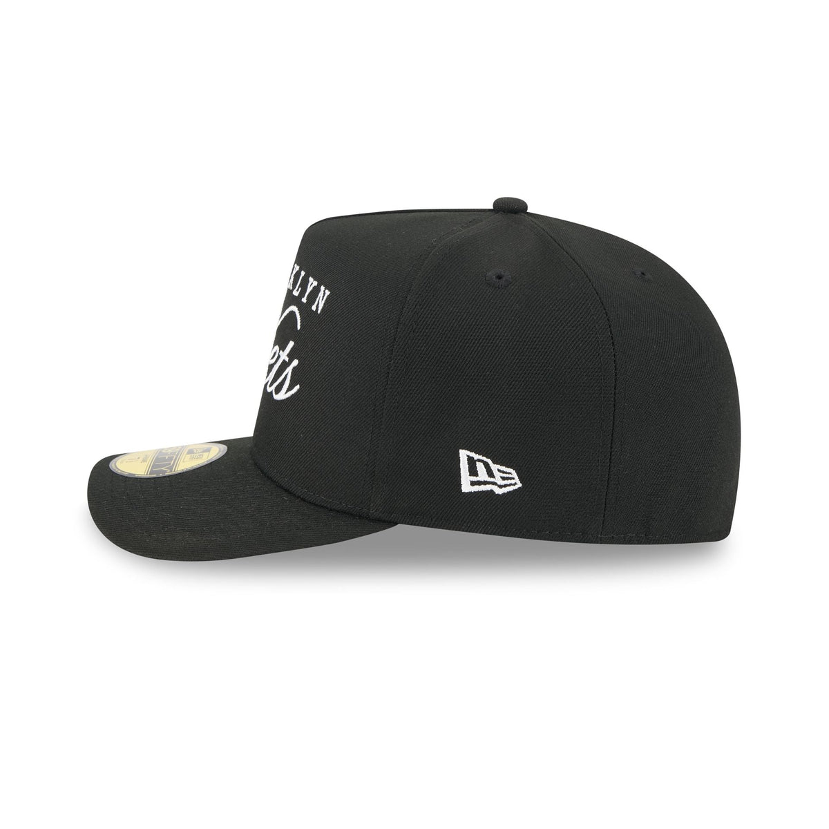 Brooklyn Nets 2025 Draft Black 59FIFTY A-Frame Fitted Hat