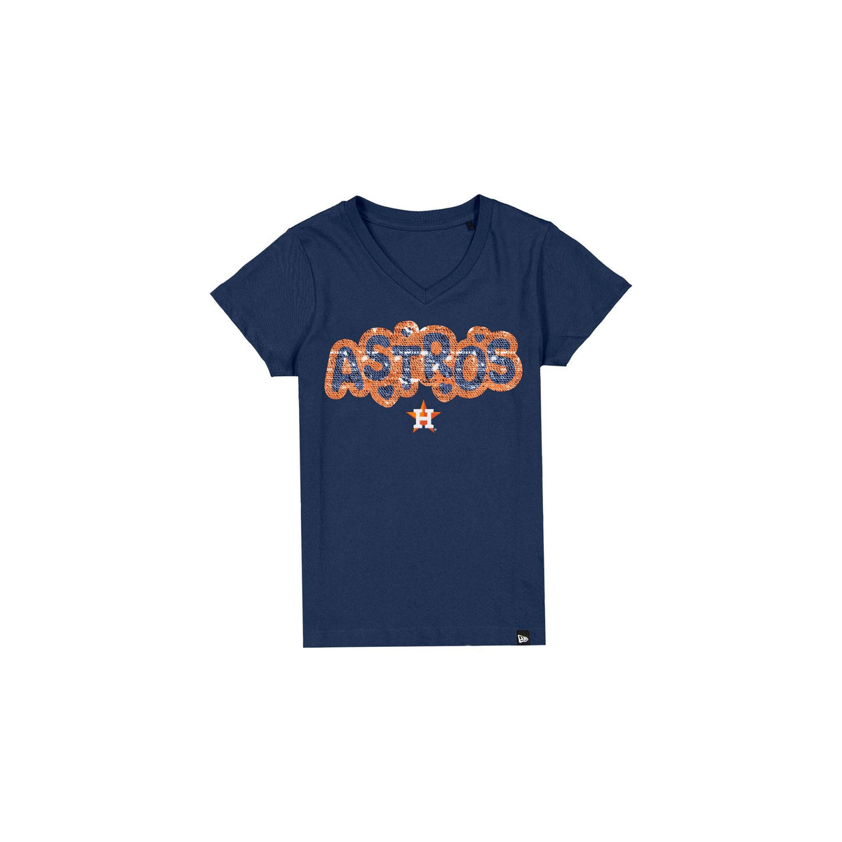 Houston Astros Flip Sequin Girls T-Shirt