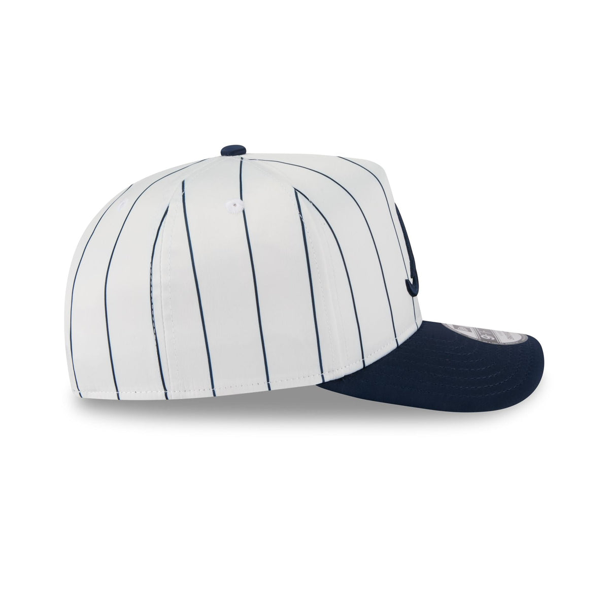 Atlanta Braves Satin Pinstripe 9FIFTY A-Frame Snapback Hat