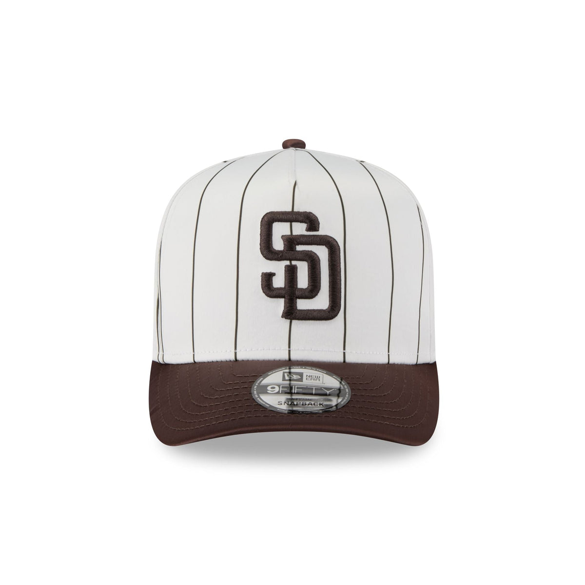 San Diego Padres Satin Pinstripe 9FIFTY A-Frame Snapback Hat