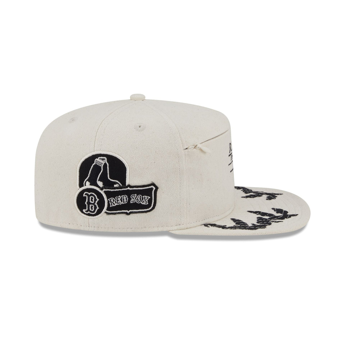 Boston Red Sox Front Zip 59FIFTY A-Frame Fitted Hat