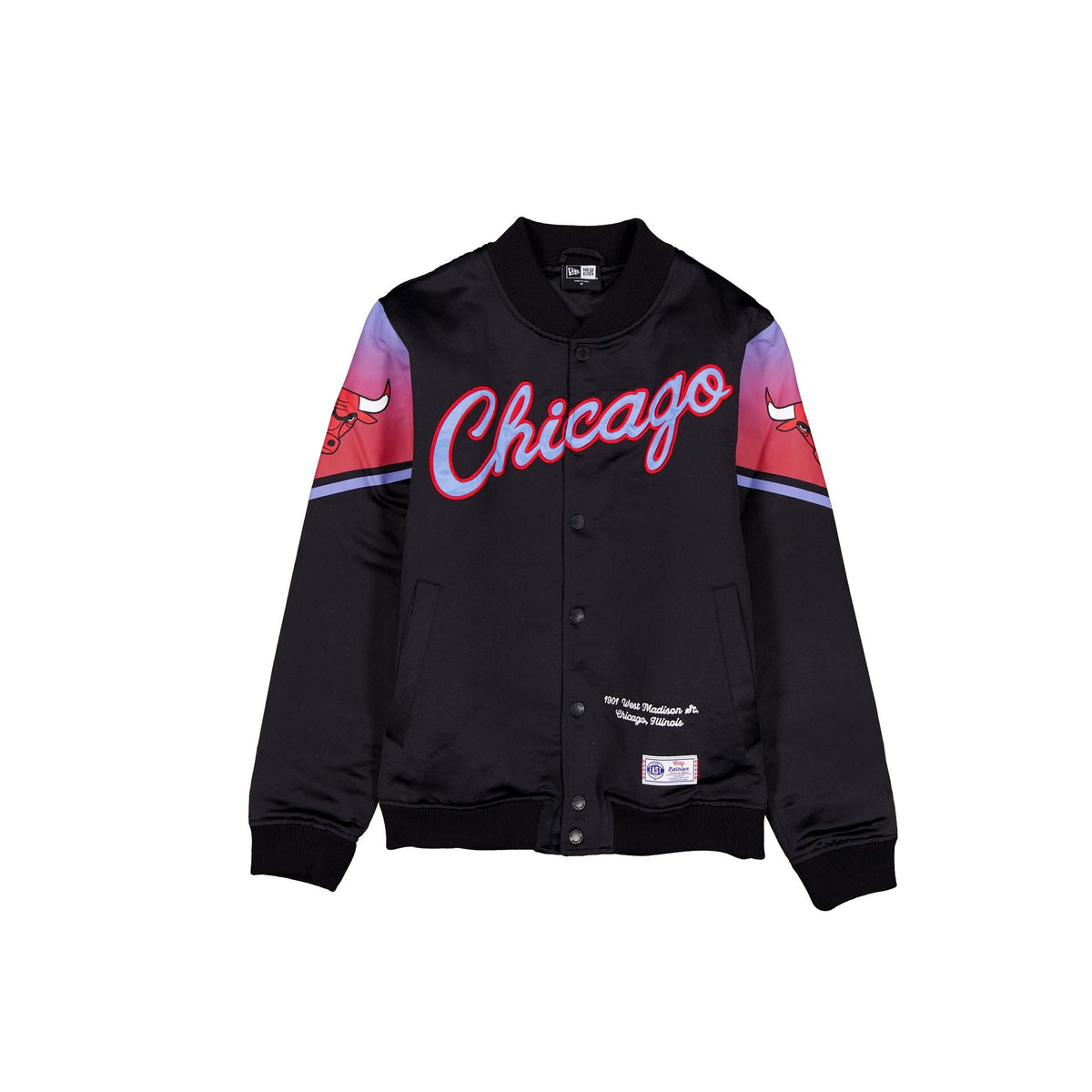 Chicago Bulls 2025 City Edition Black Jacket
