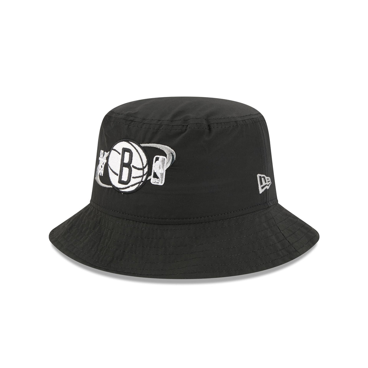 Brooklyn Nets Nylon Logo Bucket Hat