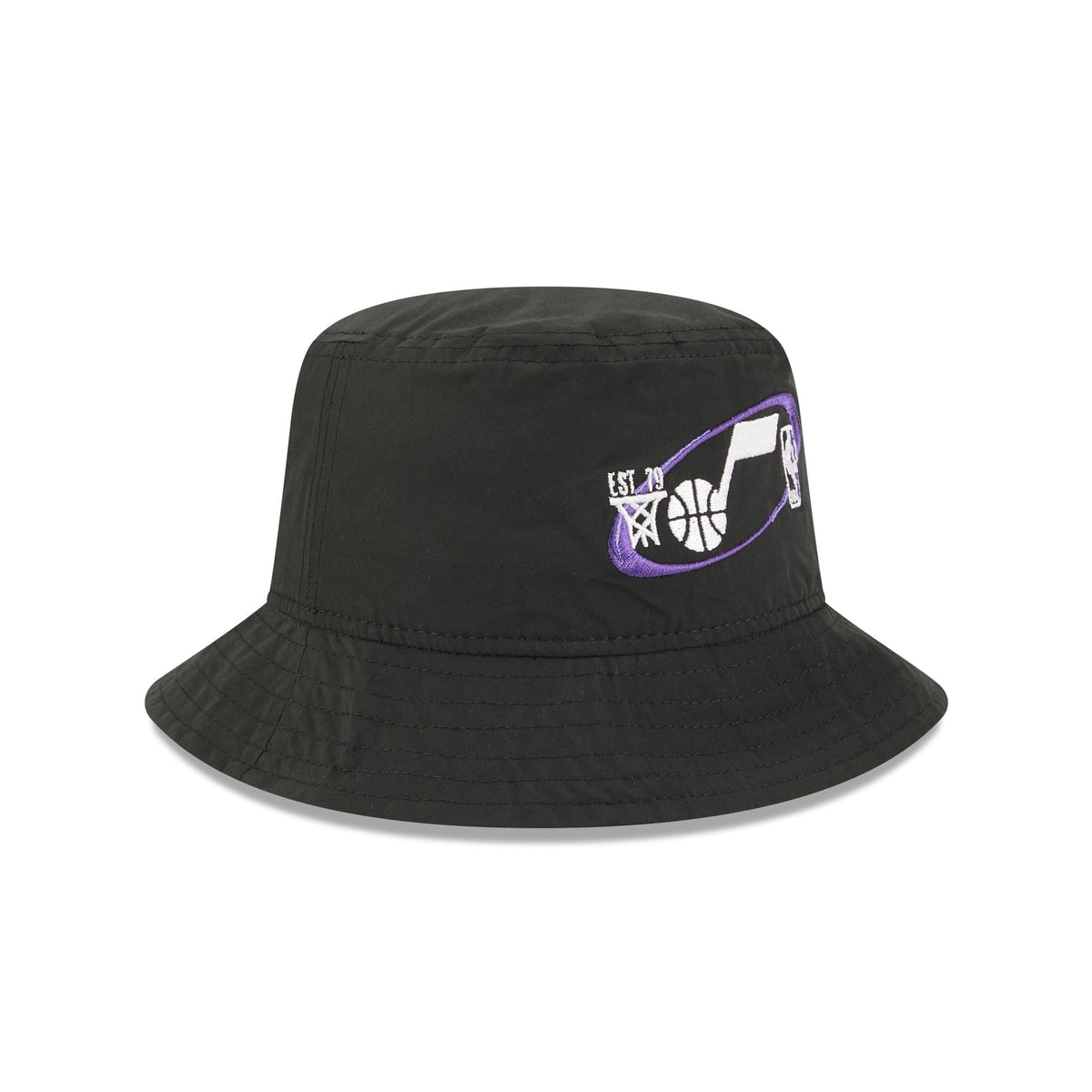 Utah Jazz Nylon Logo Bucket Hat