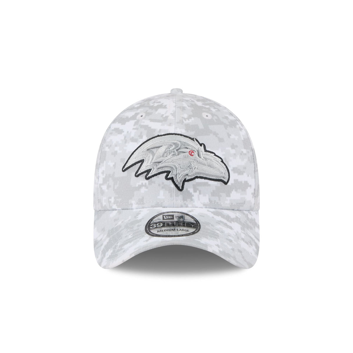 Baltimore Ravens 2025 Salute to Service Fan Gear 39THIRTY Stretch Fit Hat
