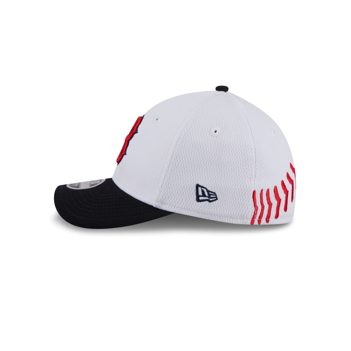 Boston Red Sox Baseball Stitch Kids 39THIRTY M-Crown Stretch Fit Hat