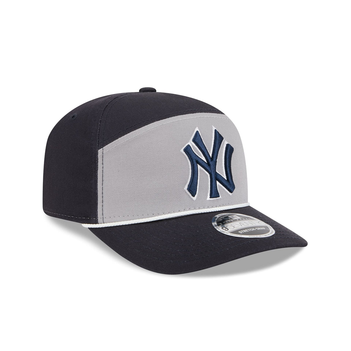New York Yankees Split Panel 9SEVENTY Stretch-Snap Hat