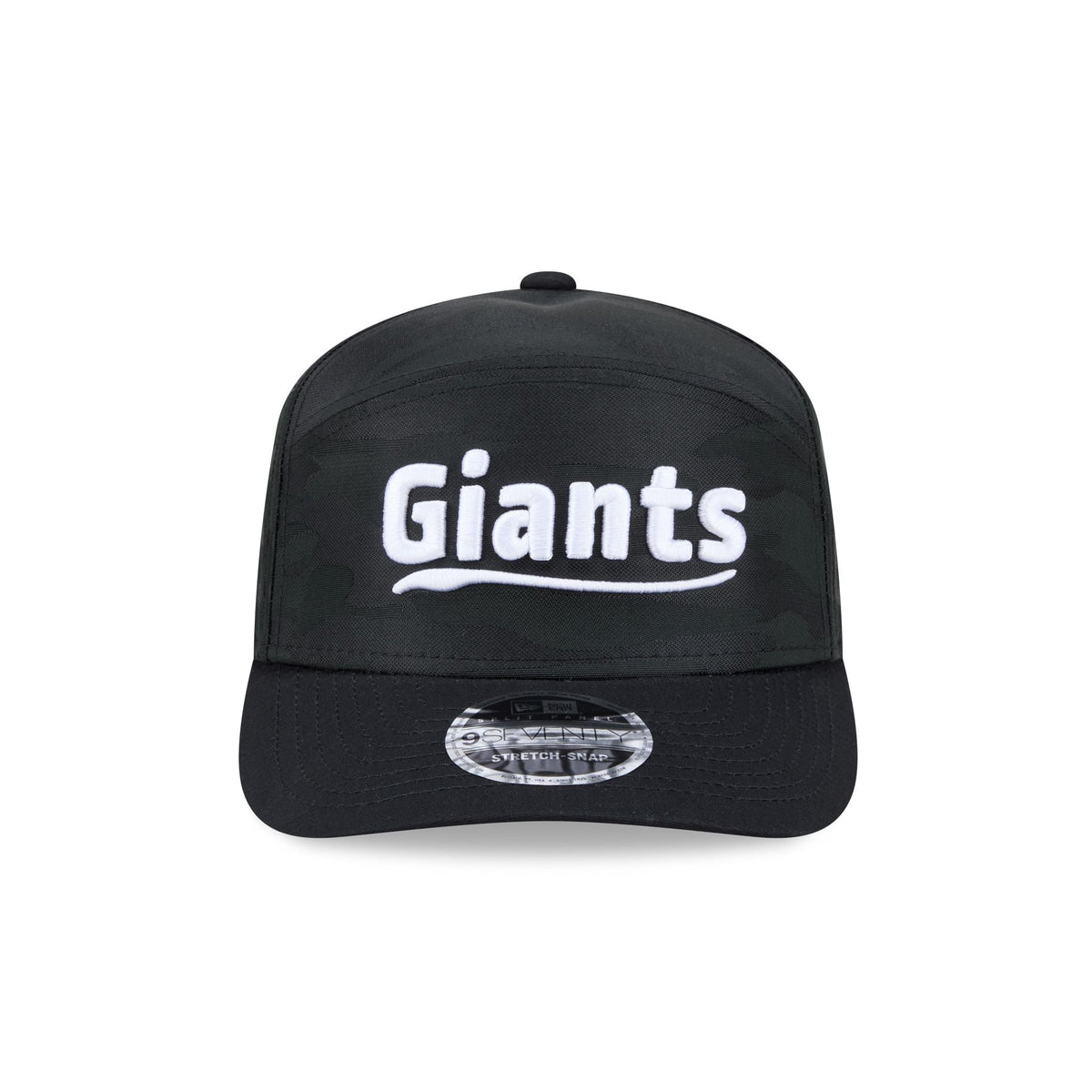 San Francisco Giants Black Camo Split Panel 9SEVENTY Stretch-Snap Hat