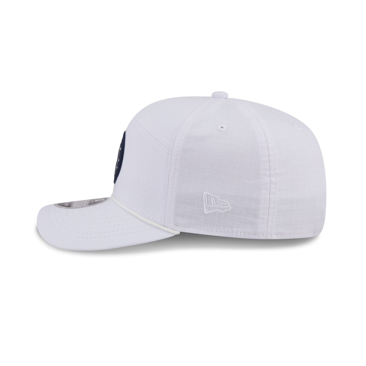 Boston Red Sox Circle Logo White Split Panel 9SEVENTY Stretch-Snap Hat