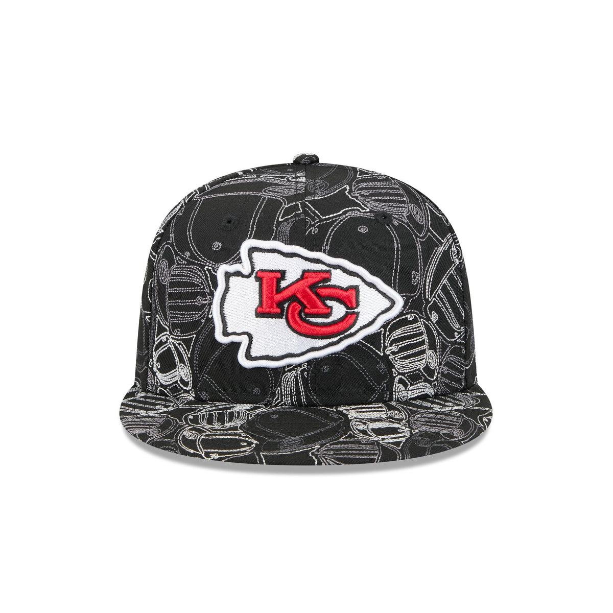 Kansas City Chiefs Cap Scramble 59FIFTY Fitted Hat
