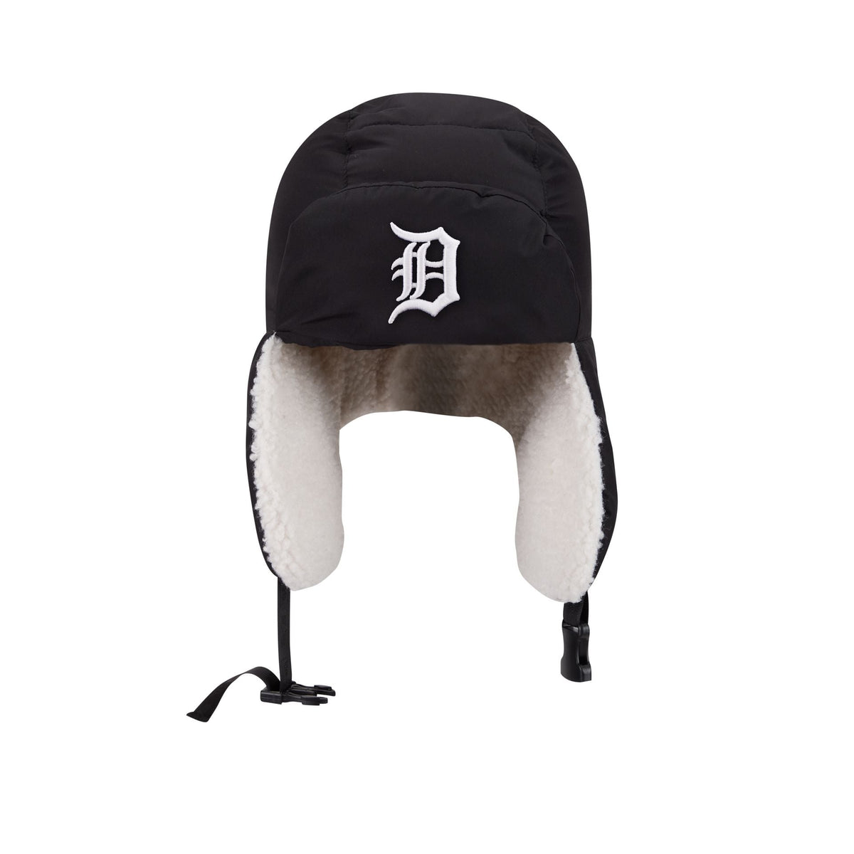 Alpha Industries x Detroit Tigers Black Puffer Trapper Hat