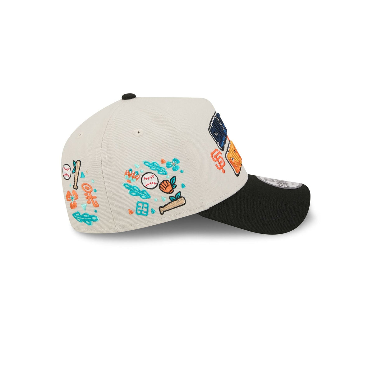 Sultanes De Monterrey vs San Francisco Giants Wordmark 9FORTY A-Frame Snapback Hat