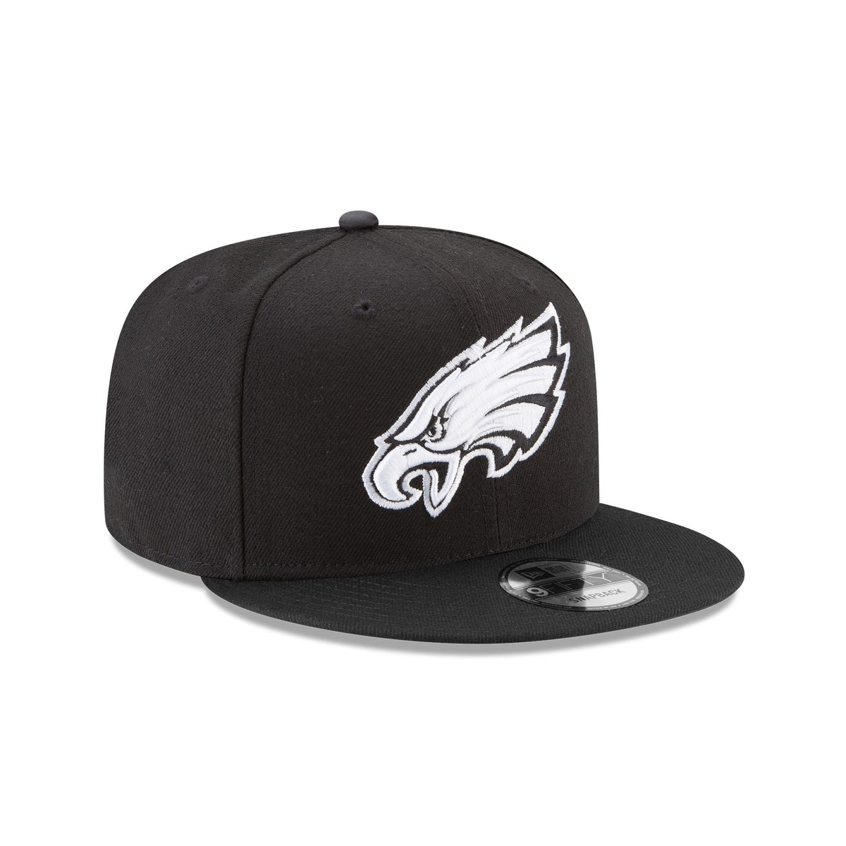 Philadelphia Eagles Basic Black and White 9FIFTY Snapback Hat