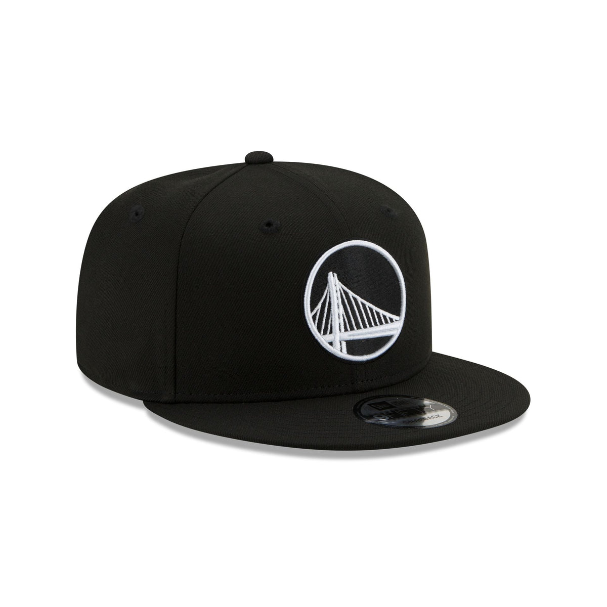 Golden State Warriors Basic Black & White 9FIFTY Snapback Hat