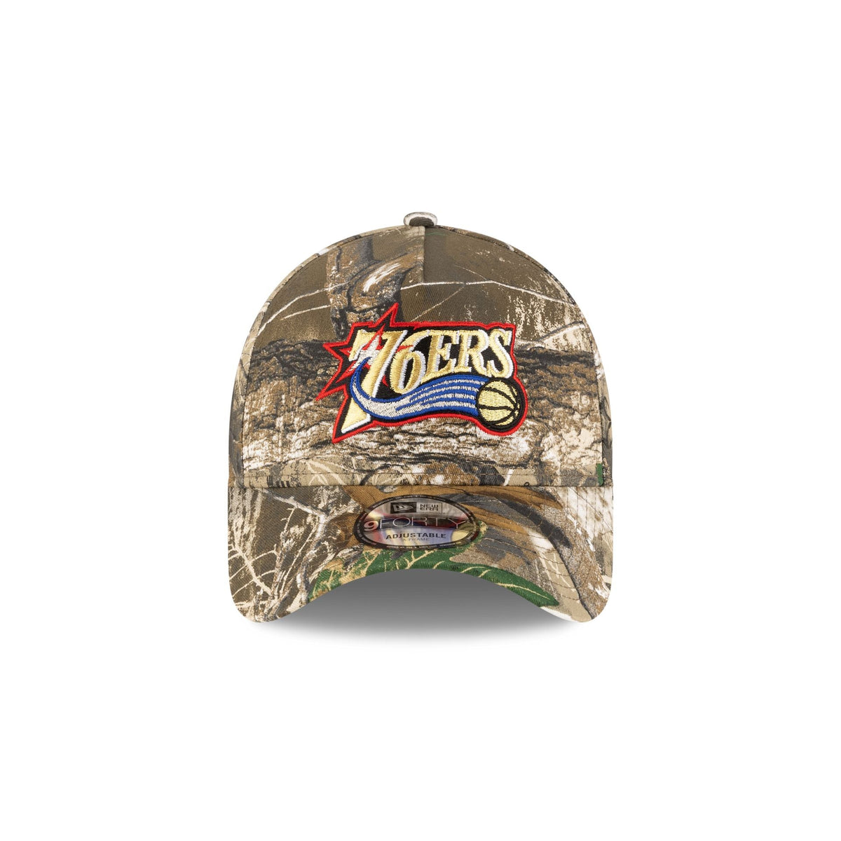 Philadelphia 76ers 1997-2009 Hardwood Classics Realtree 9FORTY A-Frame Snapback Hat