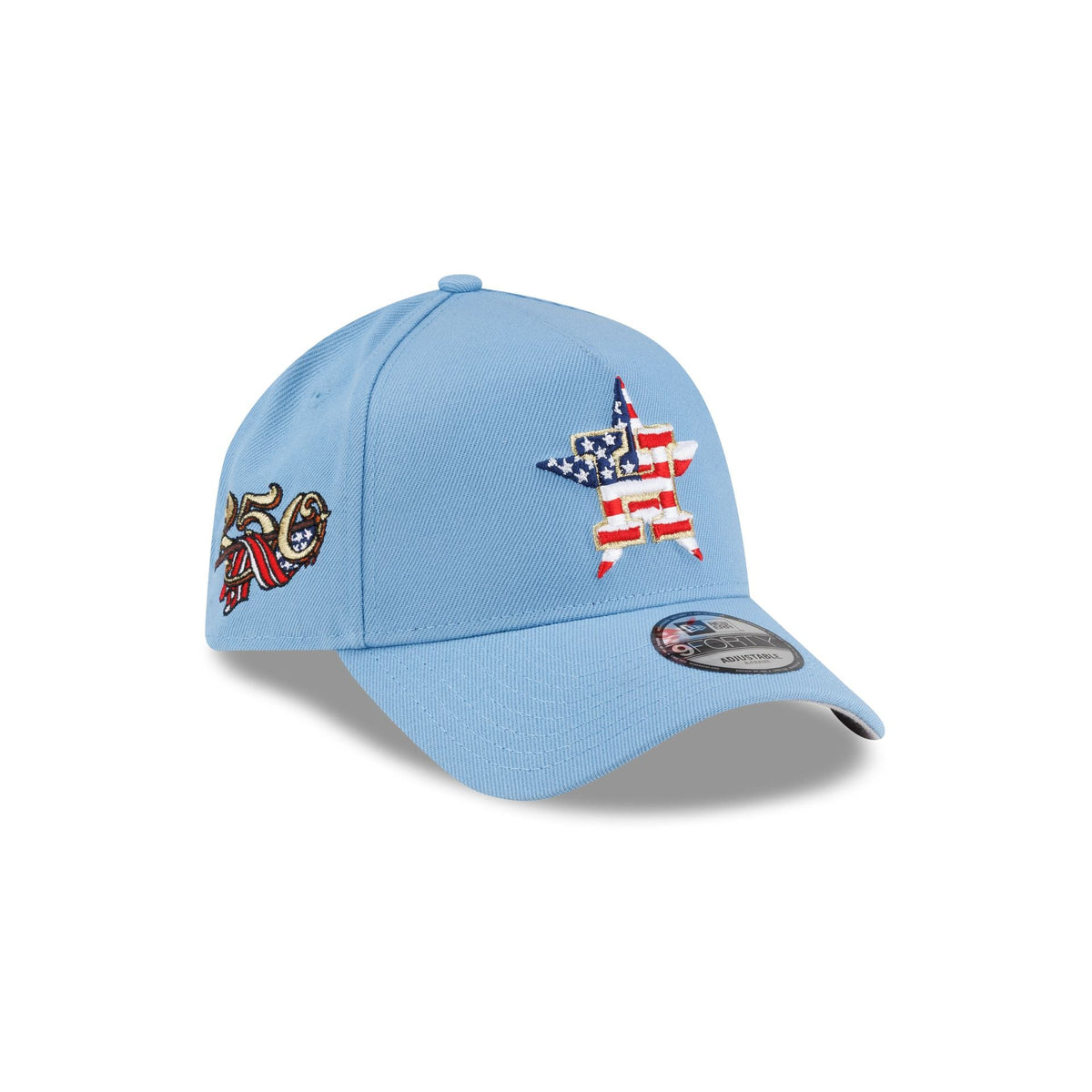 Houston Astros Red. White & Blue 9FORTY A-Frame Snapback Hat