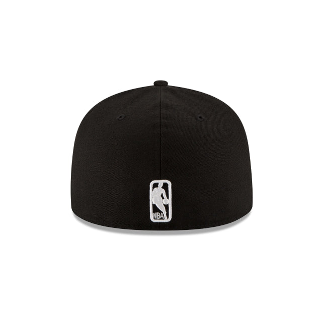 Los Angeles Lakers Black & White 59FIFTY Fitted Hat