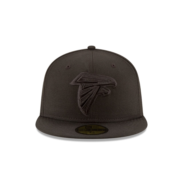 Atlanta Falcons Black On Black 59FIFTY Fitted Hat