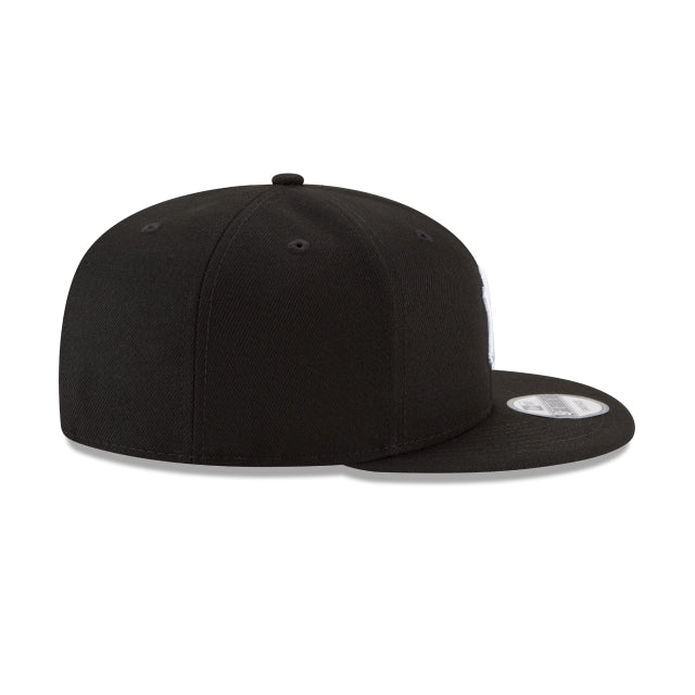 New York Yankees Basic Black and White 9FIFTY Snapback Hat
