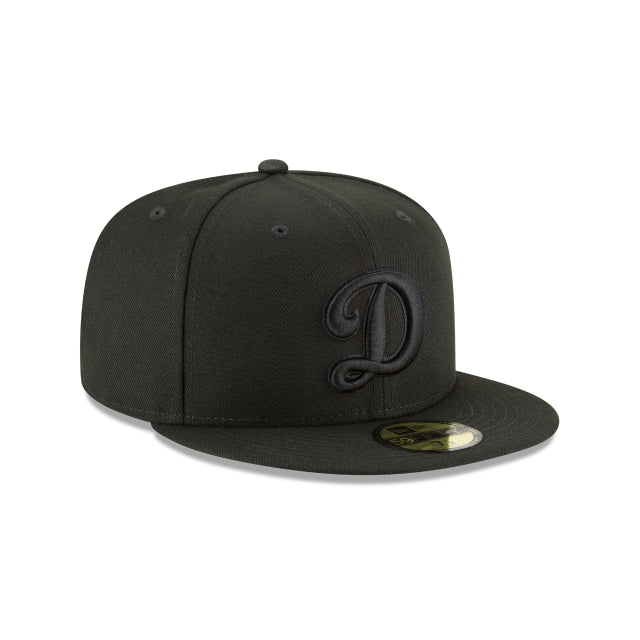 Los Angeles Dodgers Blackout Basic 59FIFTY Fitted Hat