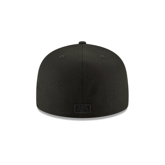 Houston Astros Blackout Basic 59FIFTY Fitted Hat