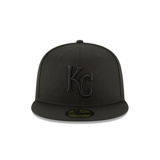 Kansas City Royals Blackout Basic 59FIFTY Fitted Hat