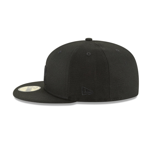 Colorado Rockies Blackout Basic 59FIFTY Fitted Hat