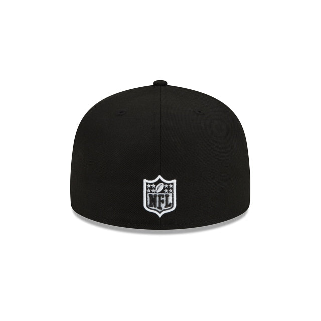 Washington Commanders Black and White 59FIFTY Fitted Hat